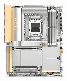 Tarjeta Madre Gigabyte X870e Aero X Wood / Socket Am5 / Ddr5 X 4 / Wifi 7 / Atx / Gama Alta